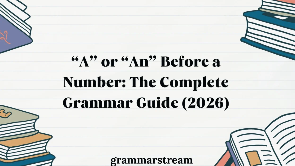 “A” or “An” Before a Number