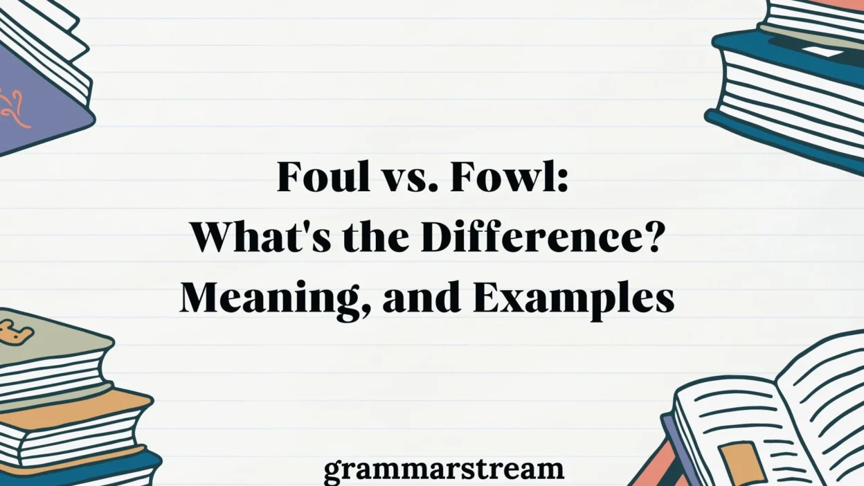Foul vs. Fowl