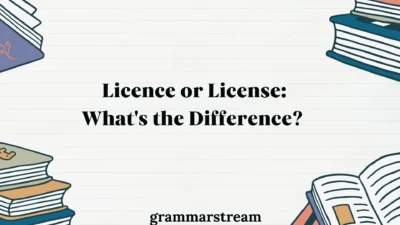 Licence or License