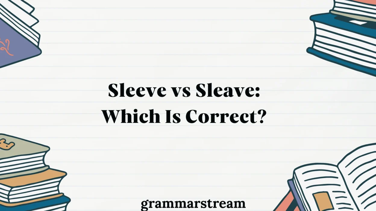 Sleeve vs Sleave
