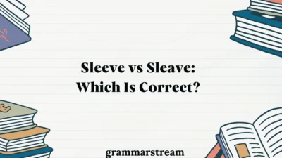 Sleeve vs Sleave