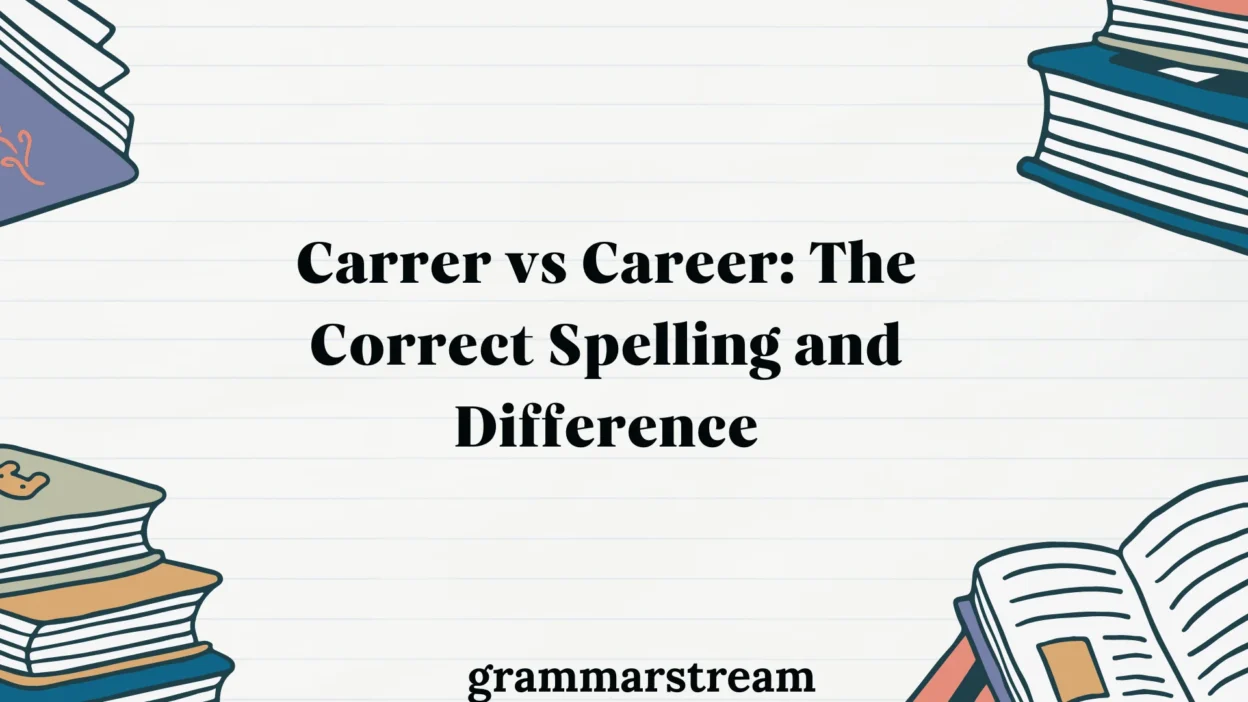 Carrer vs Career