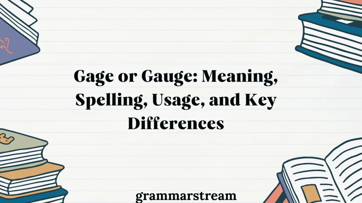 Gage or Gauge