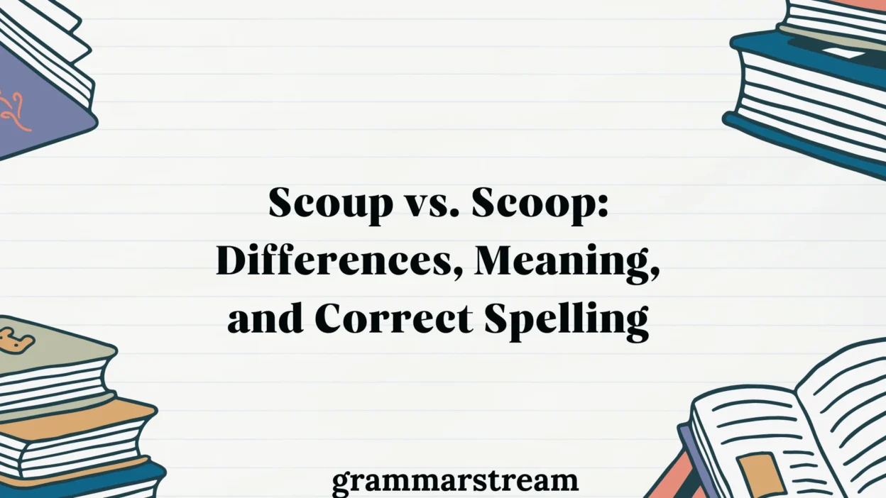 Scoup vs. Scoop