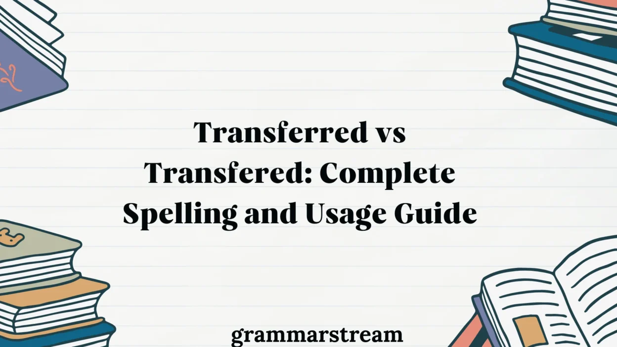 Transferred vs Transfered
