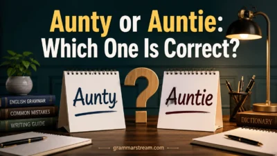 Aunty or Auntie