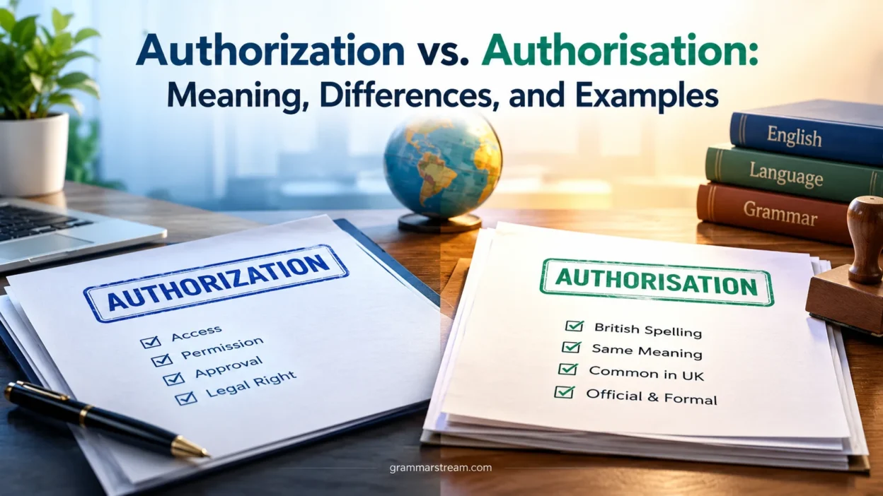 Authorization vs. Authorisation