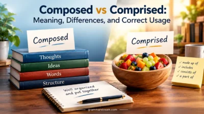 Composed vs Comprised
