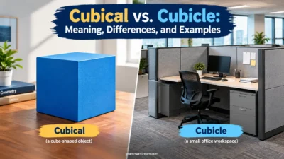 Cubical vs. Cubicle