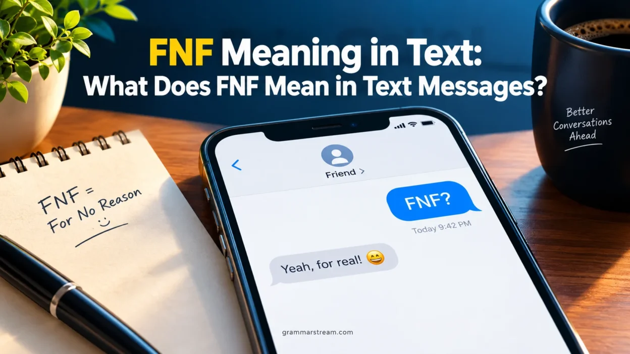 FNF Meaning in Text