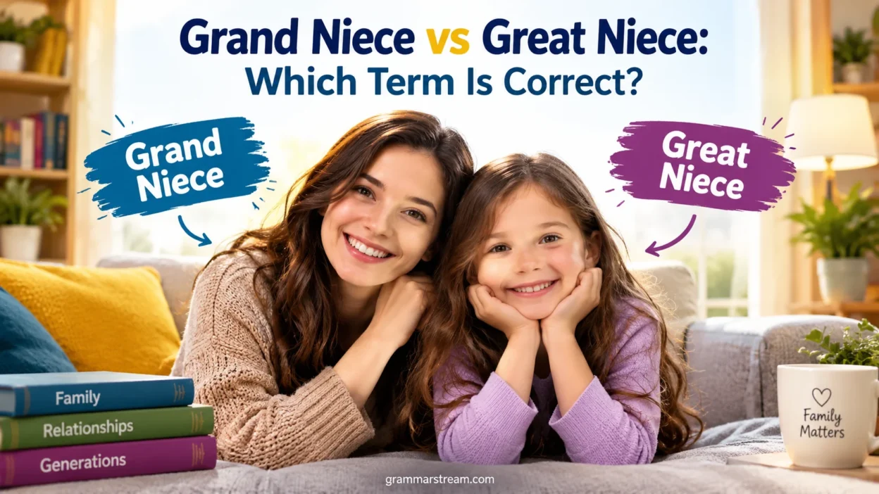 Grand Niece vs Great Niece