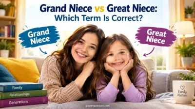 Grand Niece vs Great Niece