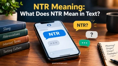 NTR Meaning