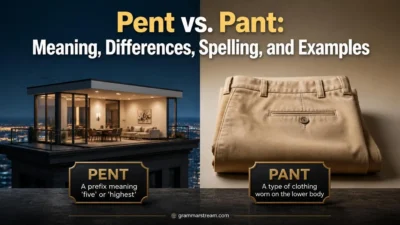 Pent vs. Pant