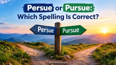 Persue or Pursue
