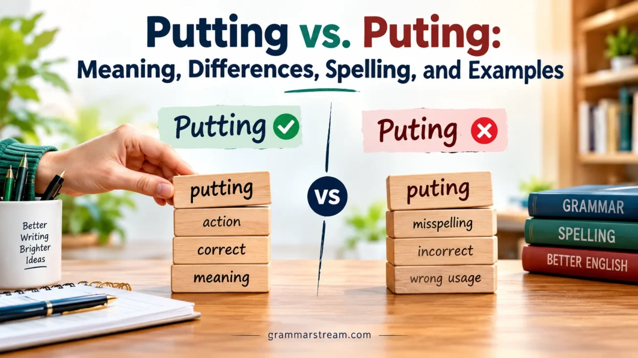 Putting vs. Puting