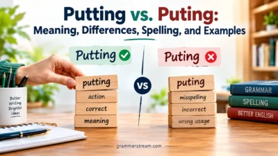 Putting vs. Puting
