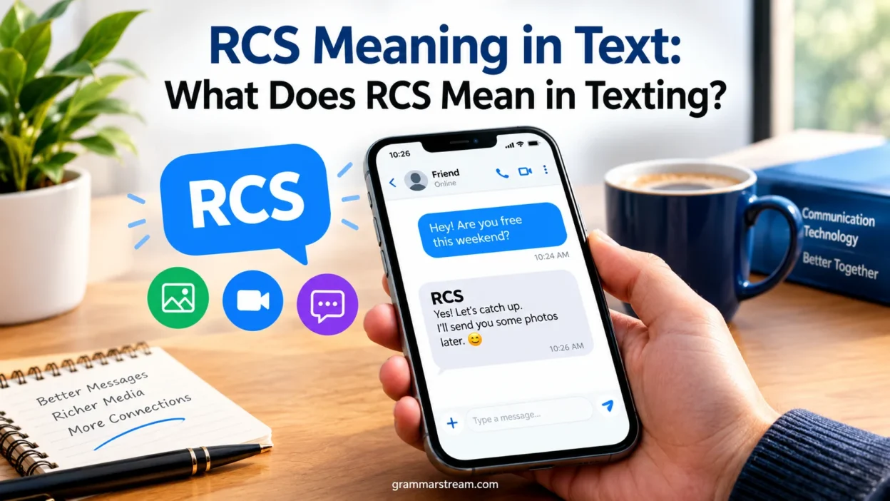 RCS Meaning in Text