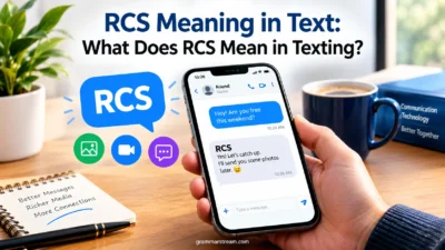 RCS Meaning in Text