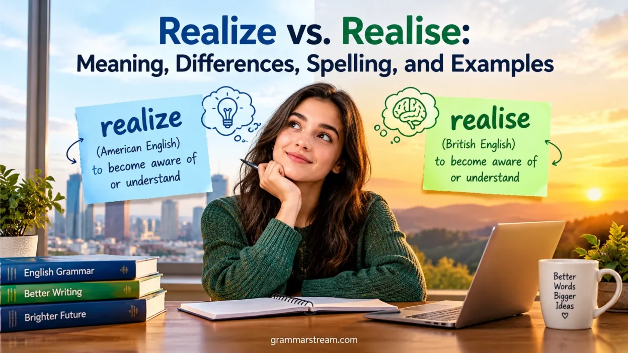 Realize vs. Realise