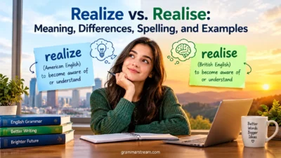 Realize vs. Realise