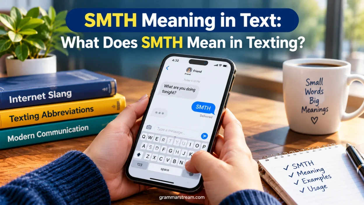 SMTH Meaning in Text