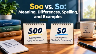 Soo vs. So