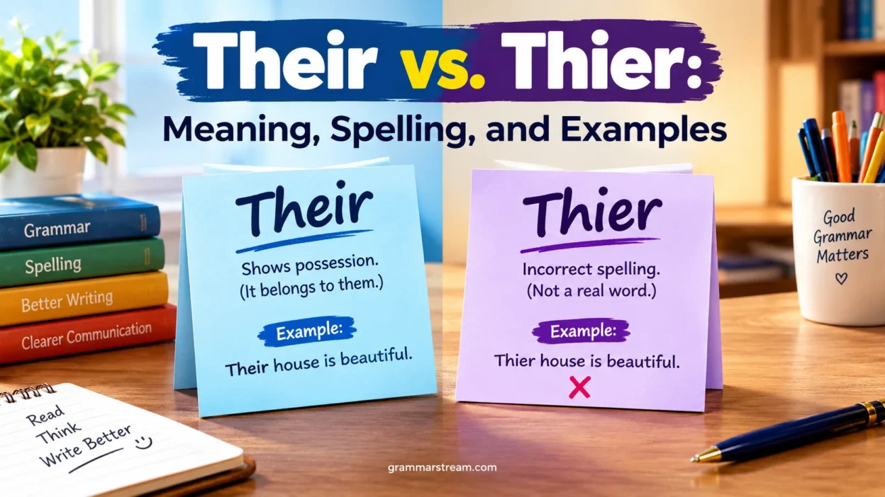 Their vs. Thier