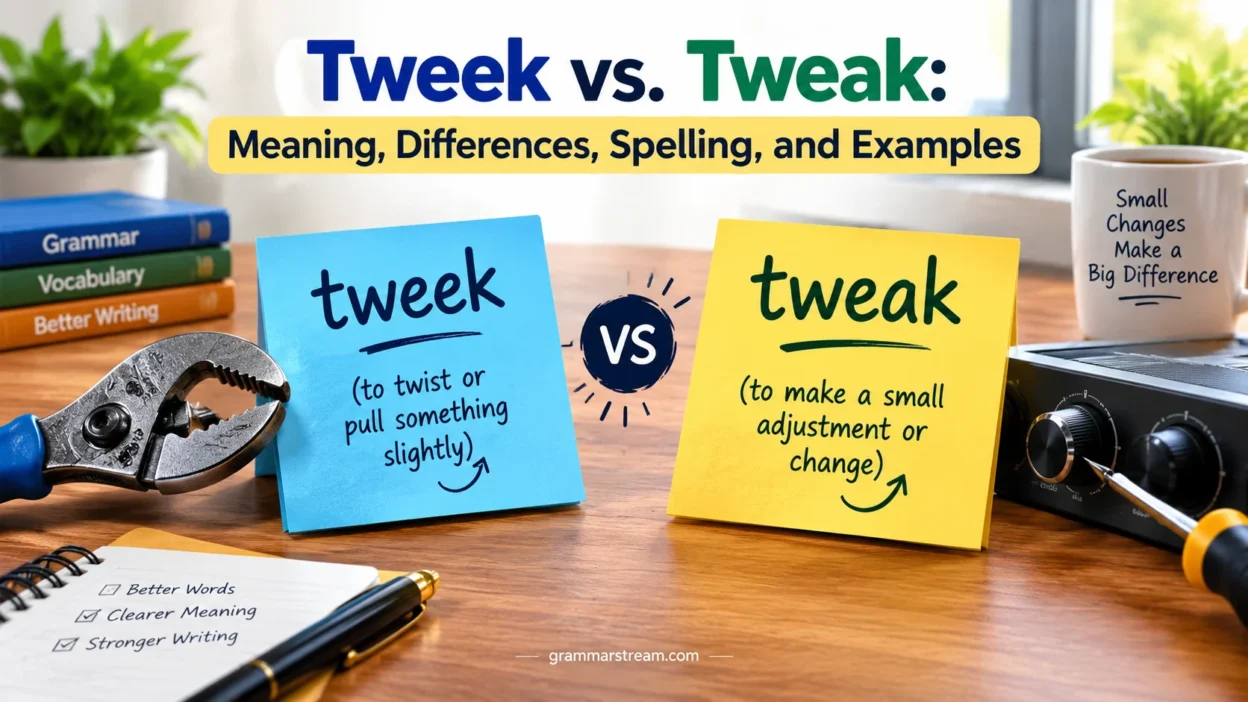Tweek vs. Tweak