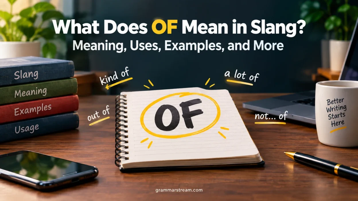 What Does OF Mean in Slang