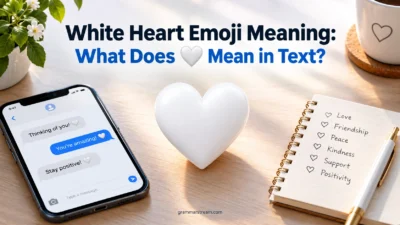 White Heart Emoji Meaning