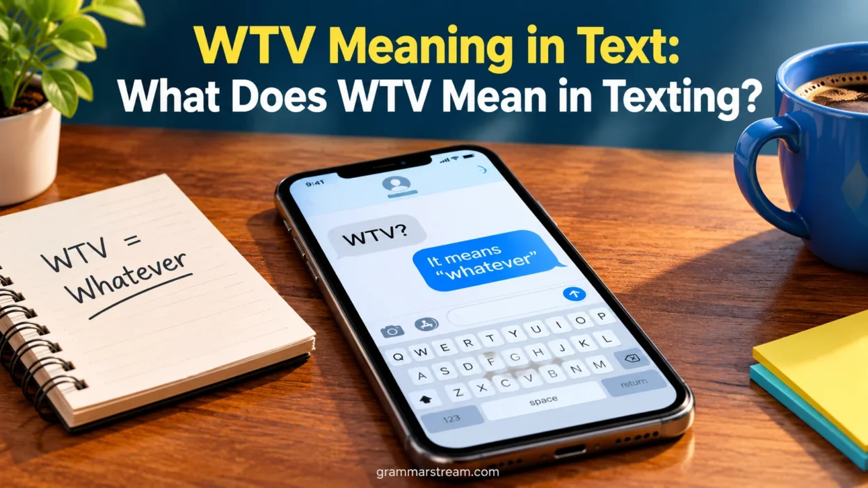 WTV Meaning in Text