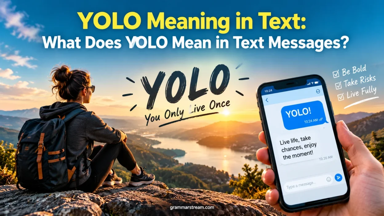 YOLO Meaning in Text